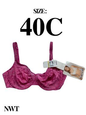 Warner's — NWT — Everyday Underwire Bra — Size 40C